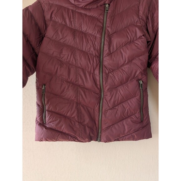 Patagonia Puffer Jacket Women's Small Burgundy Full Zip Insulated Down Coat - Picture 5 of 16